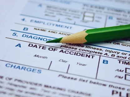 Health form - date of accident.