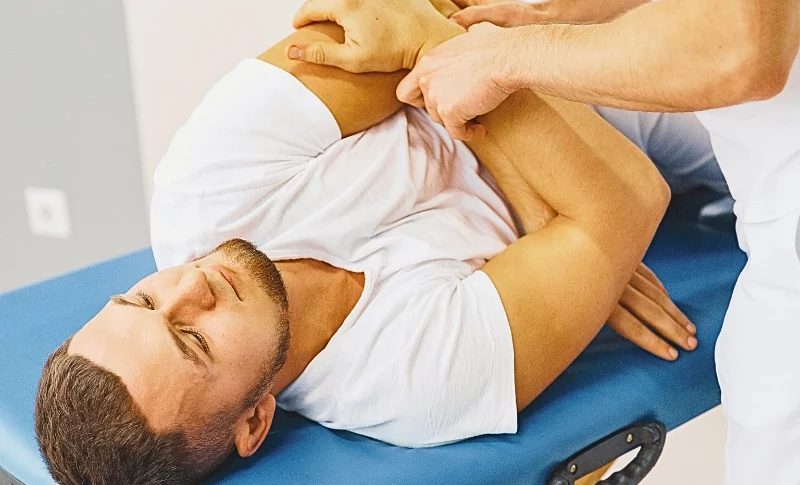 Why Accurate Diagnoses Matter: Chiropractic Care and Accident Injury Settlements 1 Man in the medical office.